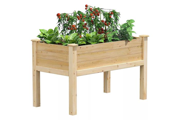 Greenes Fence Cedar Elevated Garden Bed