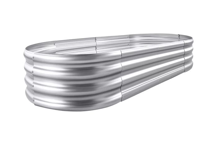 Land Guard Galvanized Raised Garden Bed Kit