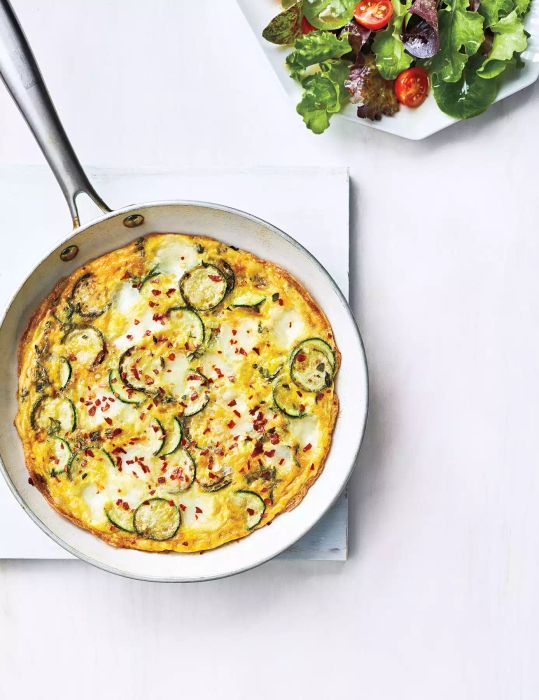 Zucchini-and-Mozzarella Frittata