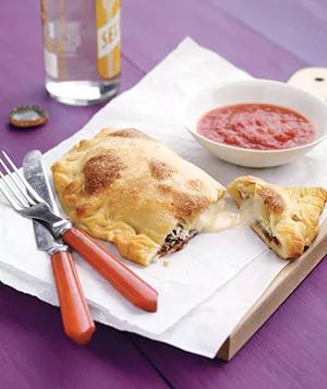 Three-Cheese Calzones