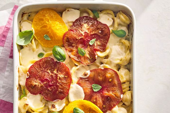 caprese mac n' cheese
