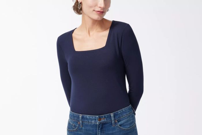 Chico's Square Neck Tee