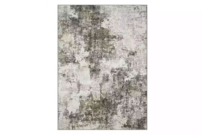 Amazon Tosuoka Area Rug for Living Room: 5x7 Washable Rug with Anti-Slip Backing, Non-Shedding, Stain-Resistant, Foldable Modern Abstract Carpet for Bedroom, Dining Room, Nursery, Home Office (Gray)