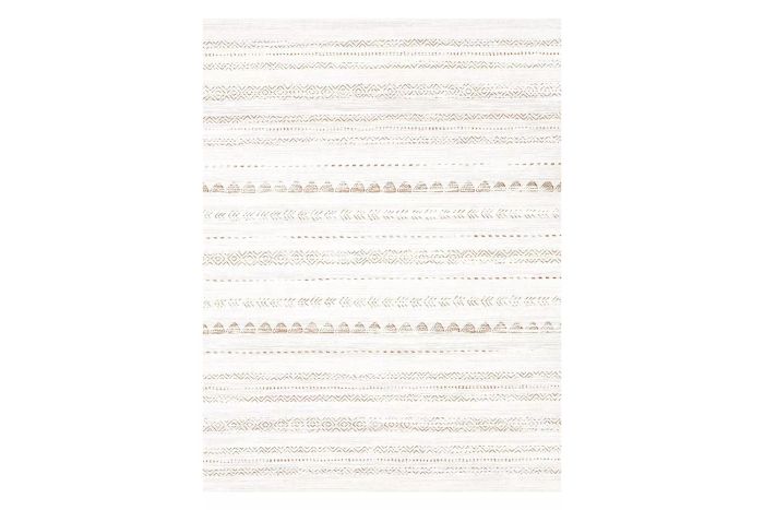 Amazon Nakagishi Area Rug for Living Room: 6x9 Large Soft, Machine-Washable, Boho Moroccan Farmhouse Style, Stain-Resistant Indoor Rug for Bedroom, Under Dining Table, Home Office, House Decor - Brown