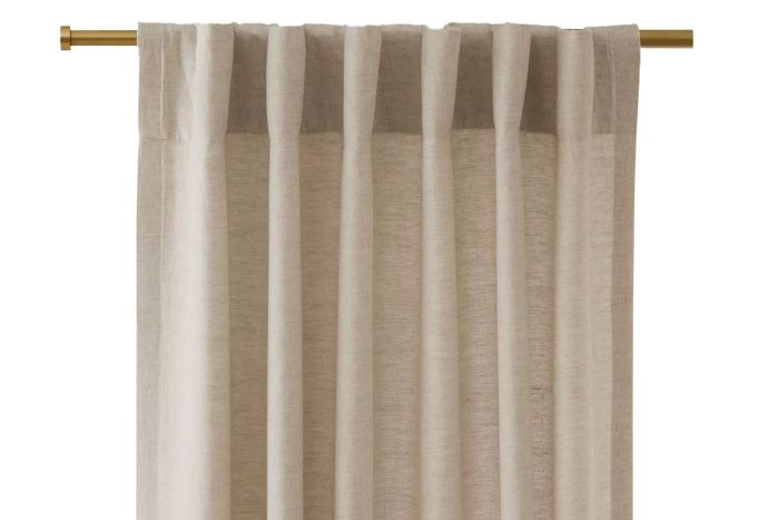 West Elm European Flax Linen Curtain