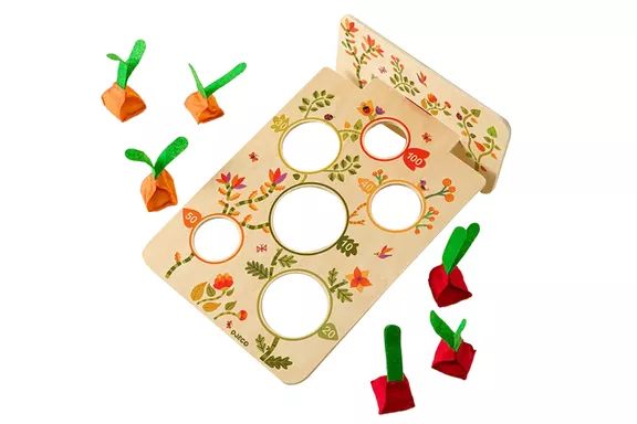 Uncommon Goods Garden Party Kids Veggie Toss Game