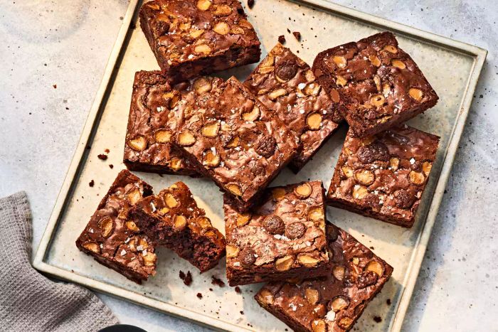 Salted Chocolate Malt Brownies