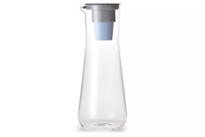 Hydros Glass Slim Pitcher