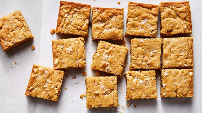 Peanut Blondies Recipe