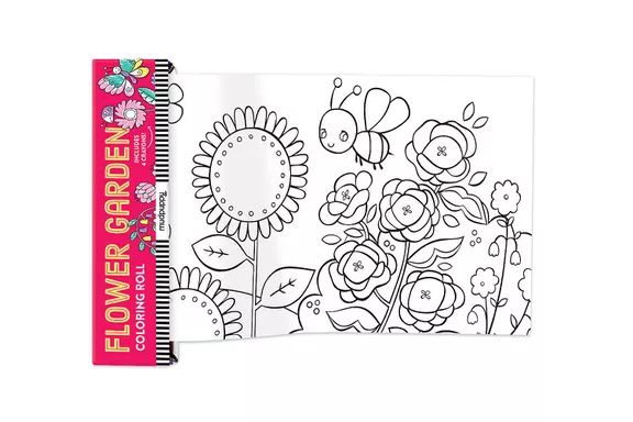 Crate & Kids Flower Garden Mini Coloring Roll