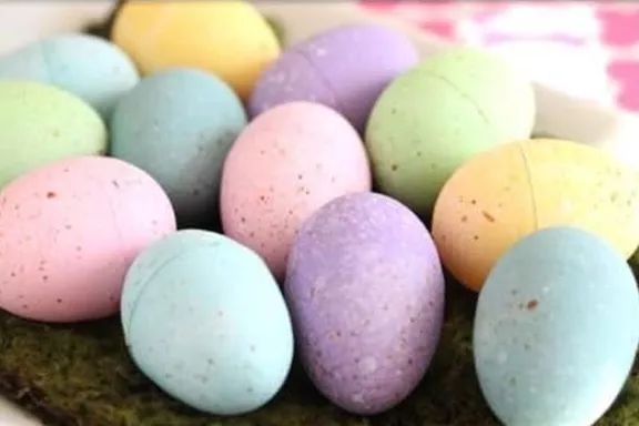 Easter Egg Shaped Sidewalk Chalk