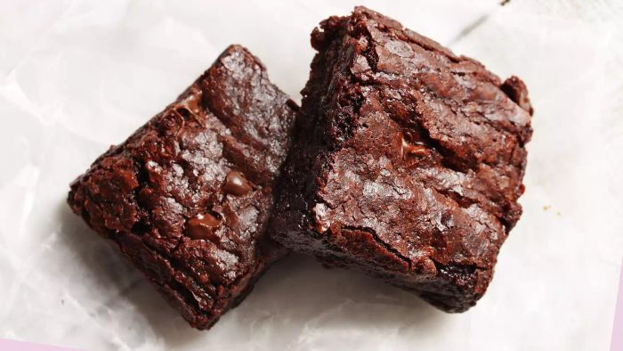 Two-ingredient Nutella brownies