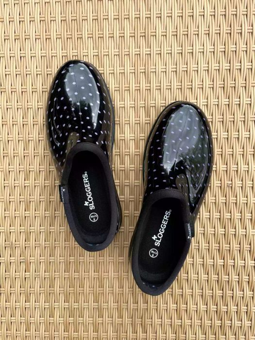 Sloggers Rain & Garden Shoes displayed on a mat