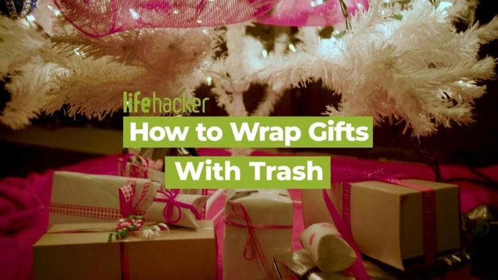 Cut Costs and Help the Environment by Using Trash to Wrap Your Gifts
