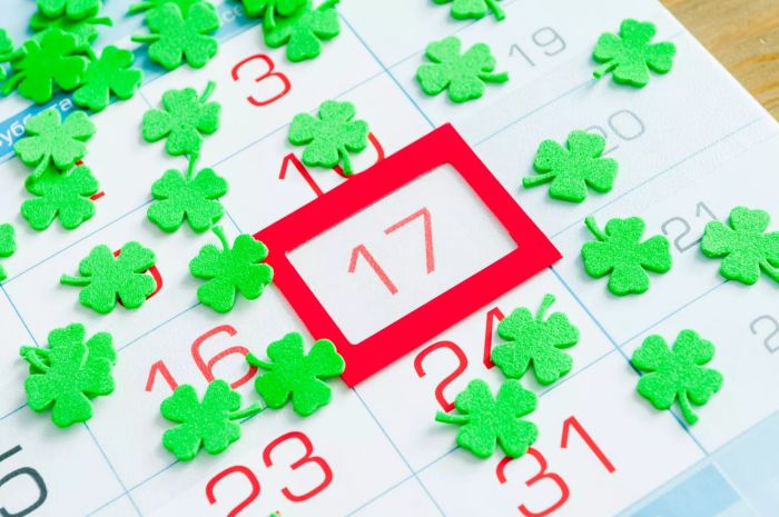 St. Patrick's Day Schedule