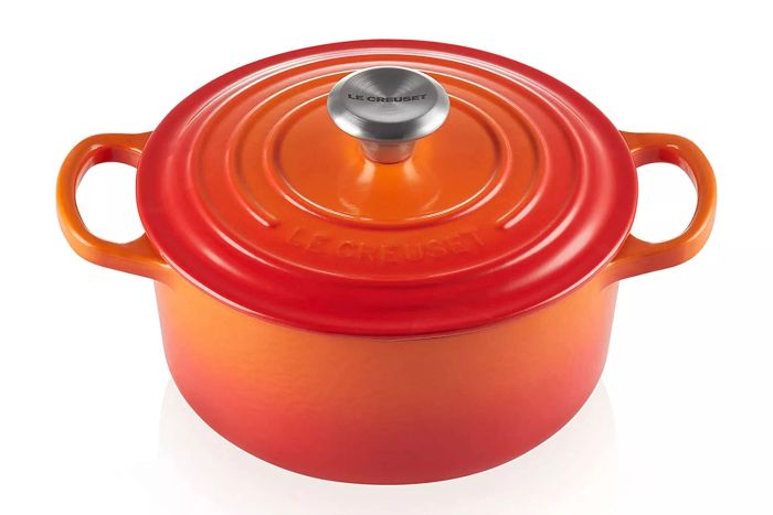 Le Creuset Enameled Cast Iron Signature Round Dutch Oven,  qt.