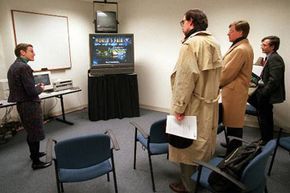 Microsoft's demonstration of HDTV technology