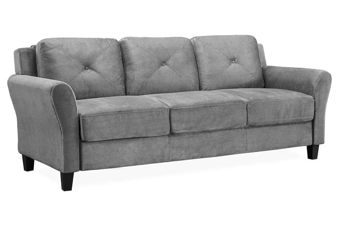 Lifestyle Solutions Harrington Sofa, Grey