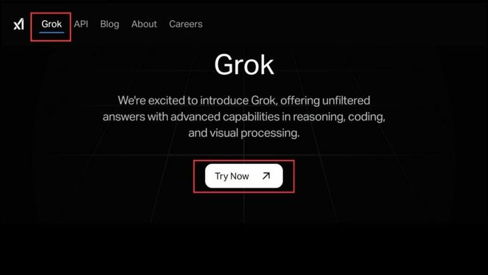 Hướng dẫn đăng nhập Grok AI - Bước 1
