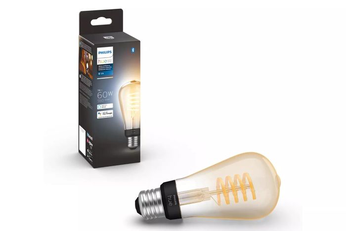 Philips Hue 7W ST19 White Ambiance LED Smart Vintage Edison Filament Bulb