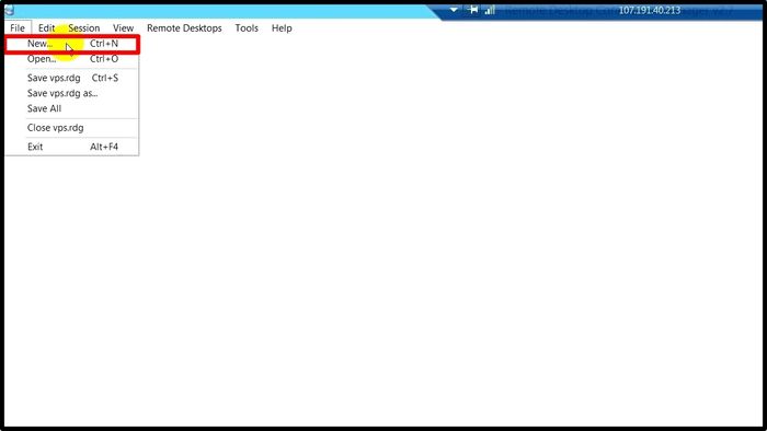 Quản lý nhiều VPS với Remote Desktop Manager - bước 1