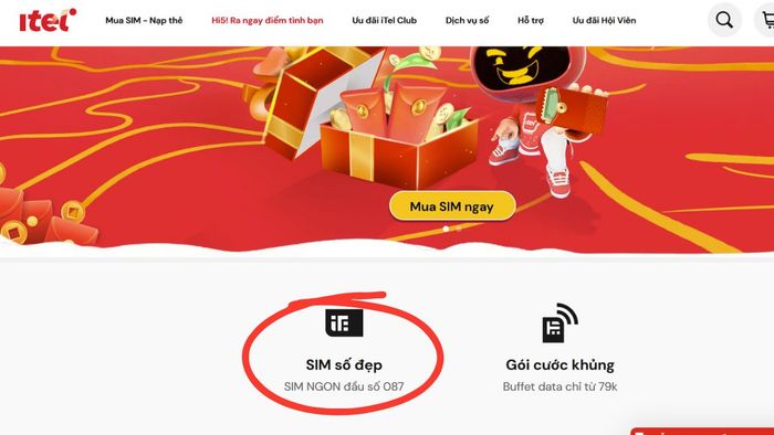 Hướng dẫn mua SIM đầu số 087 online: Bước 2