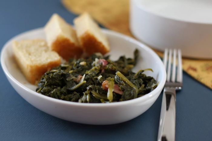 Mustard Greens with Ham