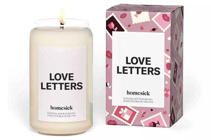 Amazon Homesick Love Letters Scented Candle, 13.75 oz, Rose Scent