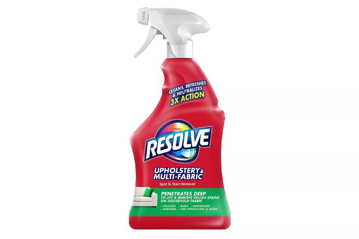 Resolve Multi-Fabric Cleaner and Upholstery Stain Remover.