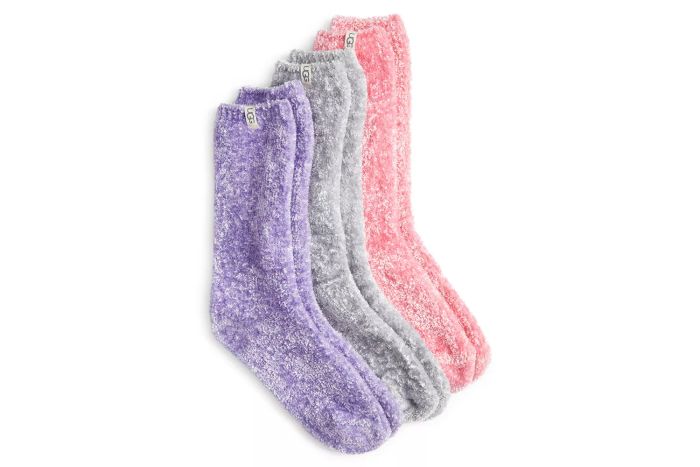 Nordstrom Ugg Leda Assorted 3-Pack Sparkle Crew Socks