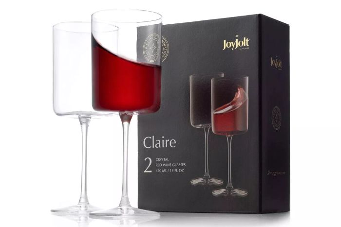 Amazon JoyJolt Claire 1z Red Wine Glass Set