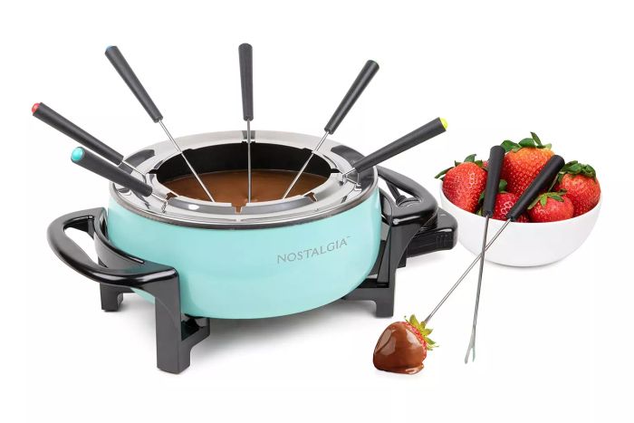 Amazon Nostalgia 12-Cup Electric Fondue Pot Set
