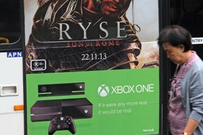 Tie-in advertising for the Xbox One also featured the exclusive game 