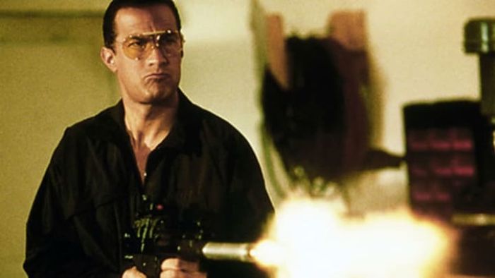 Steven Seagal portrays a former DEA agent in the 1990 film *Marked for Death*