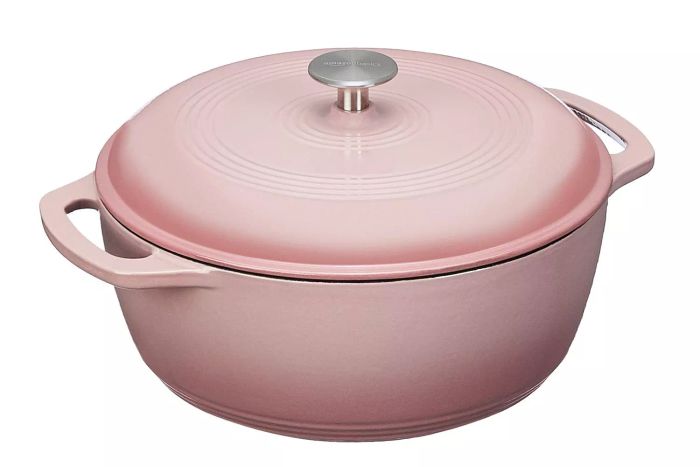 Amazon October Prime Day Amazon Basics Enameled Cast Iron Covered Round Dutch Oven