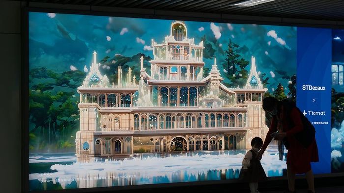 AI-generated artwork of a castle