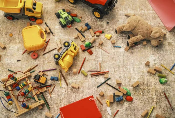 Messy toys