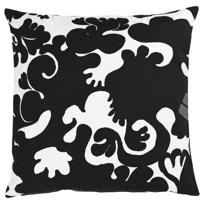 Black and white IKEA cushion cover