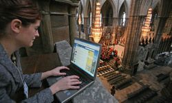 Tweets from Westminster Abbey.