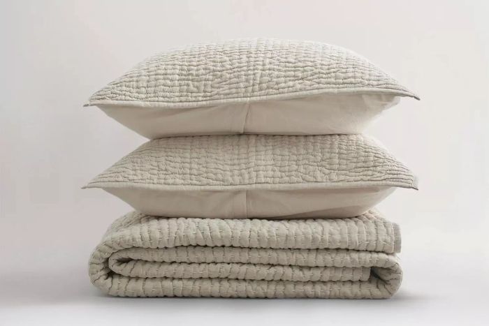 Quince European Linen Cotton Stitch Quilt Set