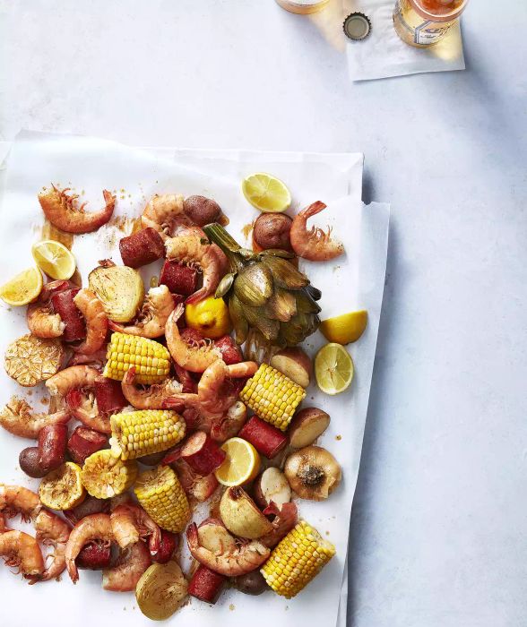 Easy Stovetop Shrimp Boil