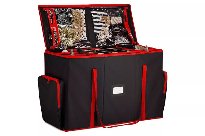 Amazon ZOBER Ultra-Rigid 2-in-1 Christmas Ornament Storage Box