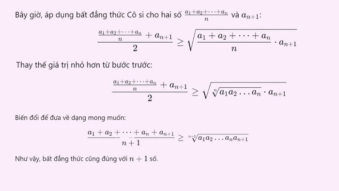 Chứng minh bất đẳng thức Cô-si với n số thực không âm (Hình minh họa 2)