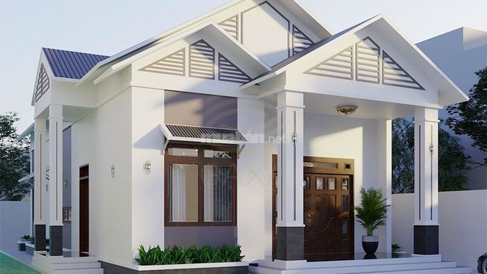 Mẫu nhà 1 tầng 100m2 phong cách hiện đại