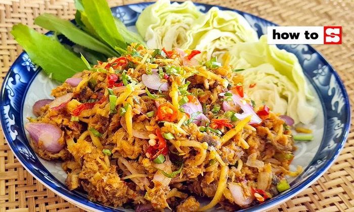เมนูลาบปลาดุกร้านส้มตำ