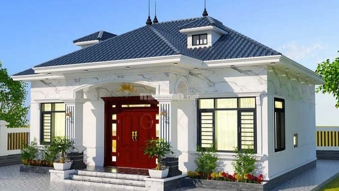 Thiết kế nhà 1 tầng 100m² tối ưu hóa không gian sống