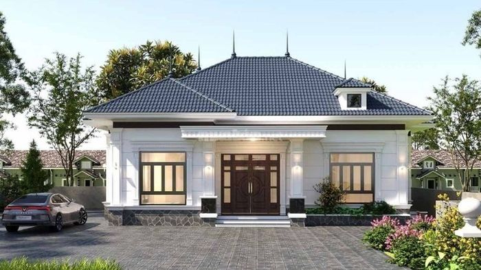 Kiến trúc hiện đại dành cho ngôi nhà 1 tầng 100m²
