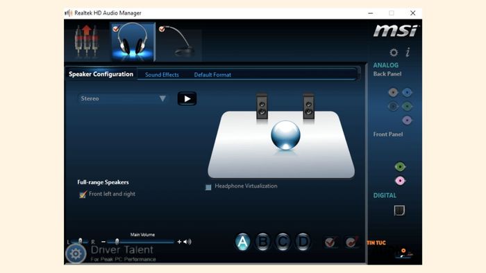 Những tính năng nổi bật của Realtek HD Audio Manager