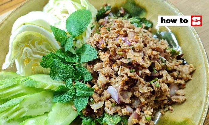 เมนูลาบหมูร้านส้มตำ
