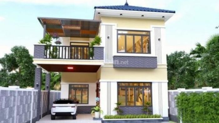 Không gian sống tối ưu với mẫu nhà chữ L